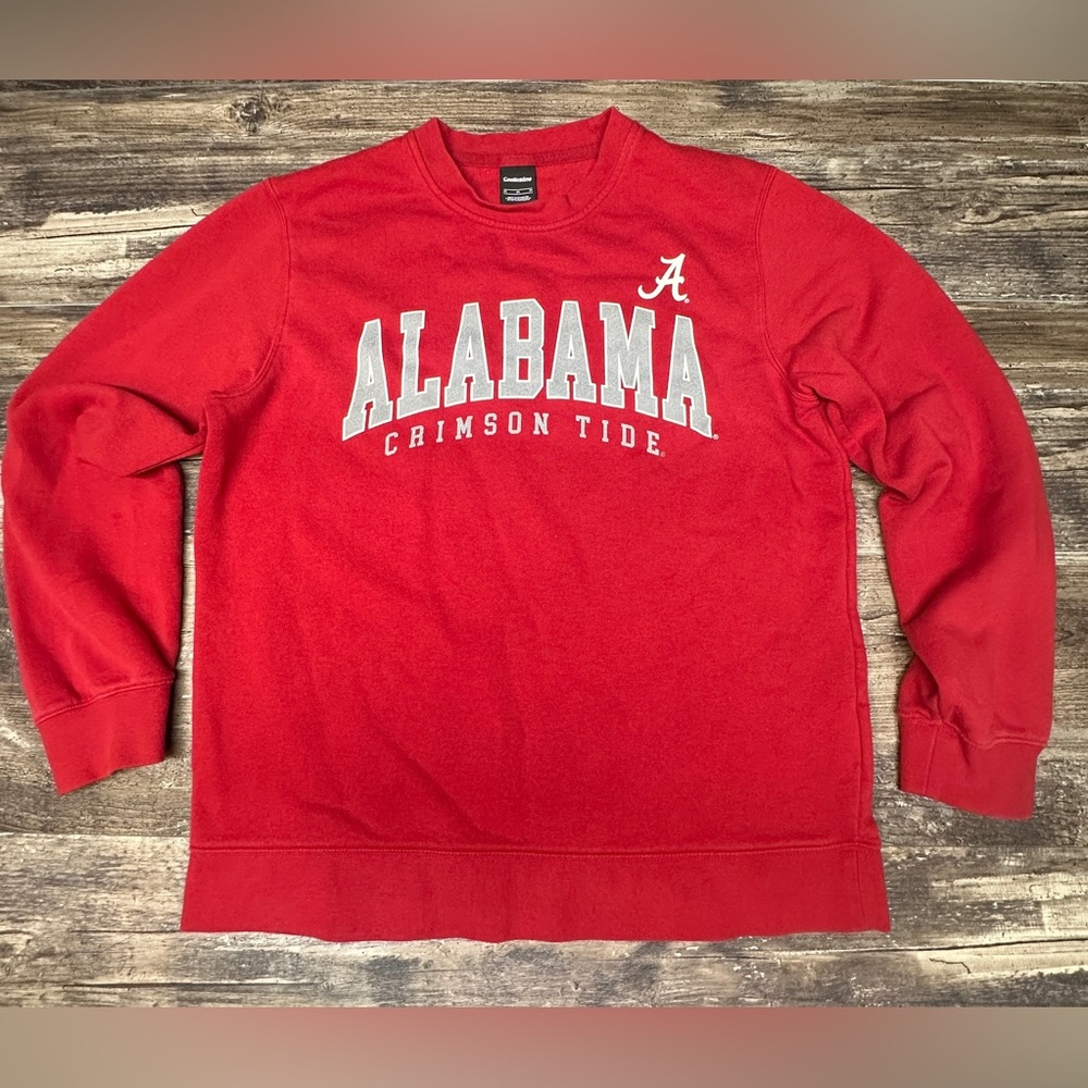 Alabama Crimson Tide Crewneck Sweatshirt - Captivating - Medium - GUC